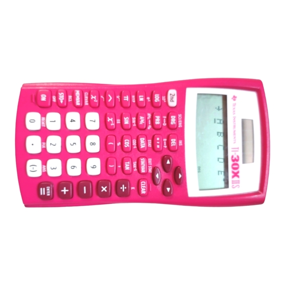 Texas Instrument Pink Calculator TI-30x - Picture 3 of 3